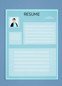 Image of resume