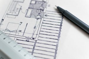 Floor plan of a building