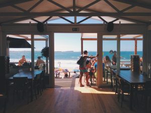 A restaurant on the beach that makes moving to Sunny Isles Beach excellent idea