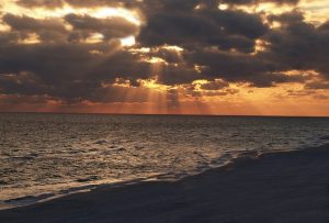 beach at sunset