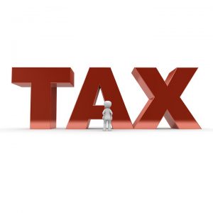 A word saying tax