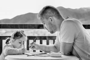 A father and his doughter