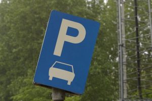 Parking sign.