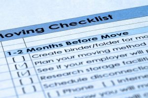 moving checklist