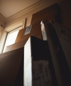 Unpacking after your Lake Worth move- boxes