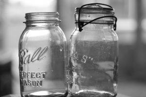 glass jars