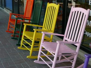 Wooden chairs