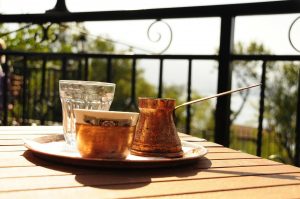 coffee on the balcony