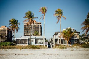 houses on the beach