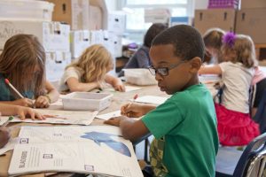 Children in classroom