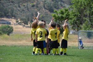 Kids soccer team