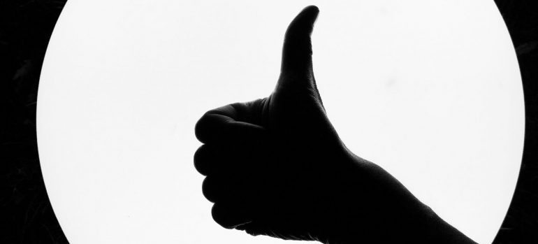 a thumbsup