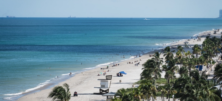 Beach in Hollywood FL