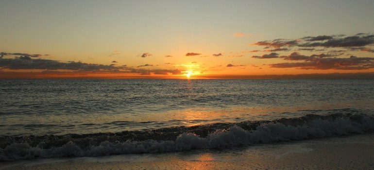 A beach in Hallandale Beach. 