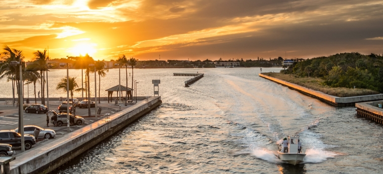 sunset in Boynton Beach 