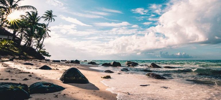 A beach in Florida 