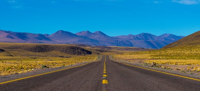 road in a countryside