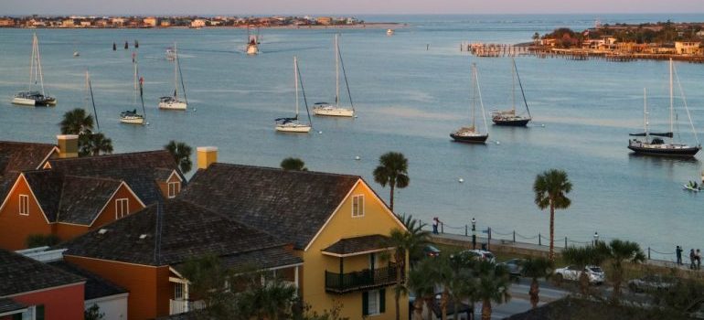 lake view of a city in Florida