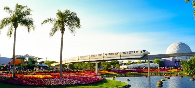 Beautiful landscape of Orlando in Florida.