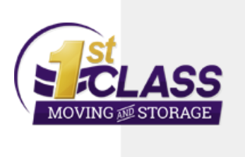 1st Class Moving and Storage company logo
