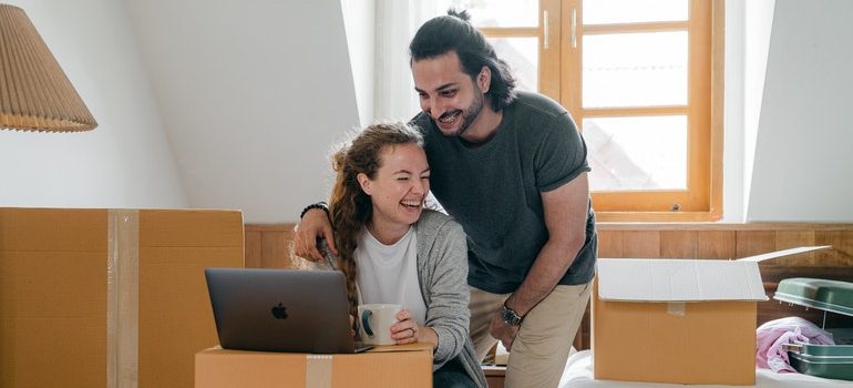 couple getting ready to move