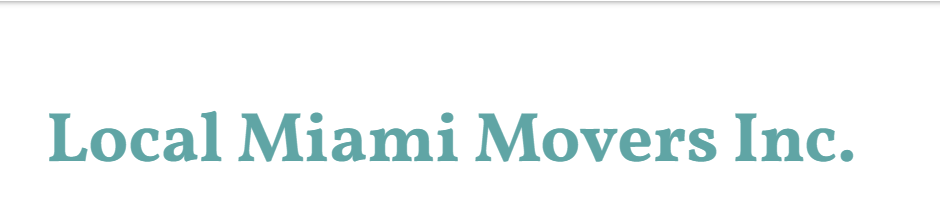 Local Miami Movers company logo