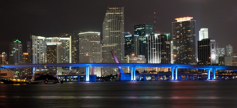 Miami at night