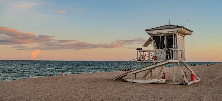 A beach in Fort Lauderdale