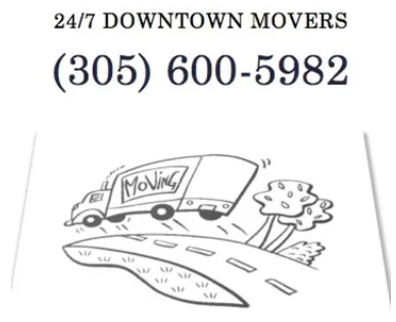 24/7 Downtown Movers company logo