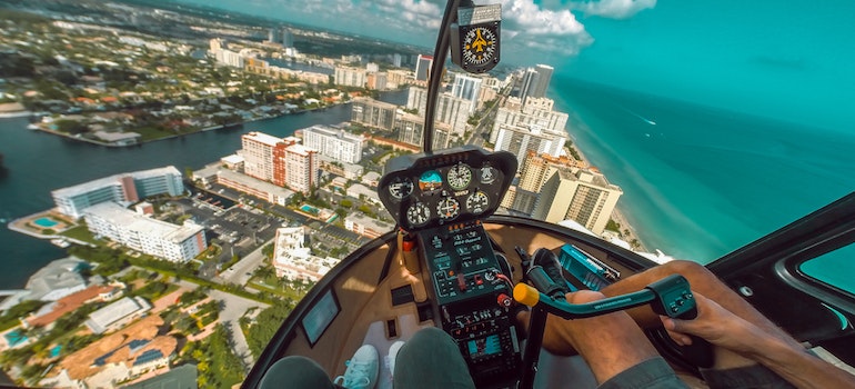 flying over Miami and thinking about Miami living costs
