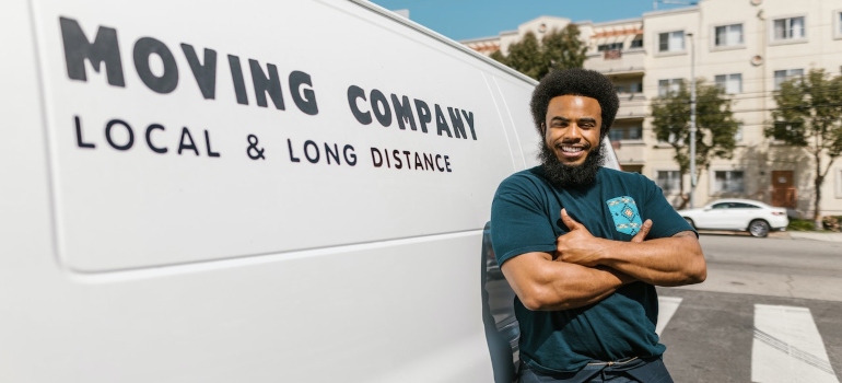 local movers Rockledge FL in front of a moving truck