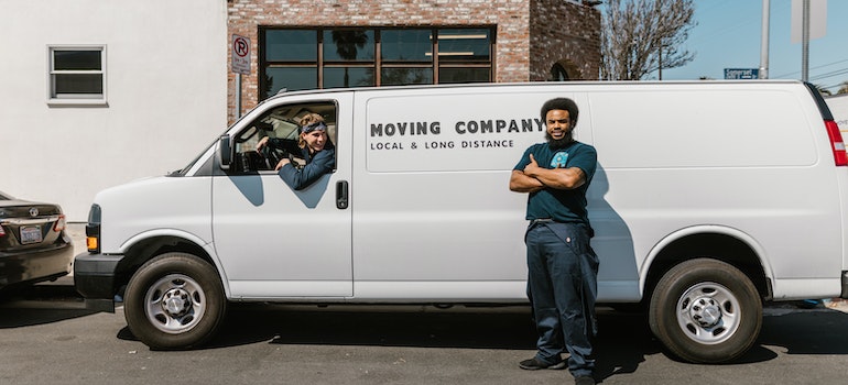 Man working for a moving company