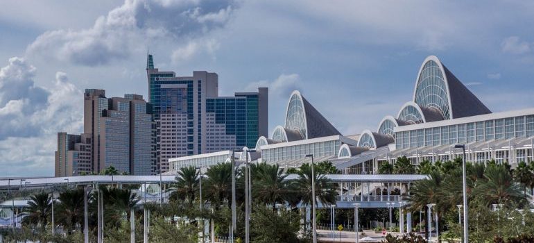 View on Orlando, Florida buildings