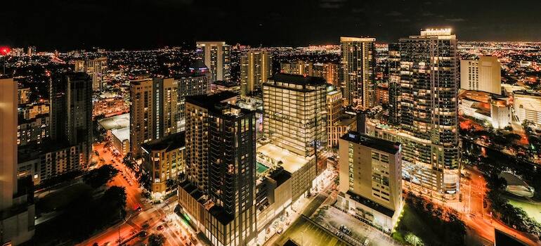 View of Fort Lauderdale at night