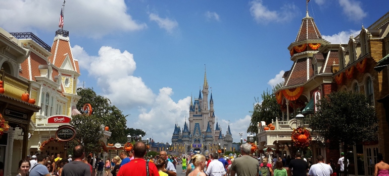 Disney World in Orlando, one of the attractions you can visit after moving from Port St Lucie to Orlando