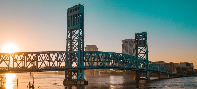 View of bridge you can enjoy after moving from Coral Springs to Jacksonville