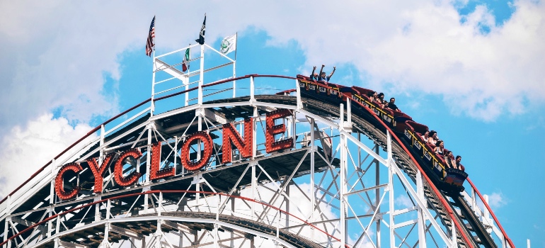 Cyclone rollercoaster