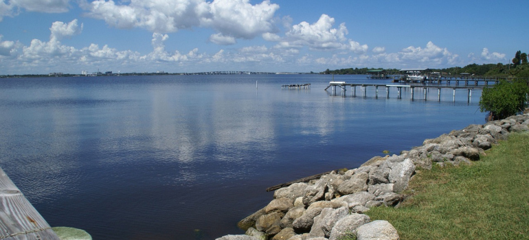 Melbourne Beach in Florida.