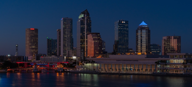 Tampa in the night