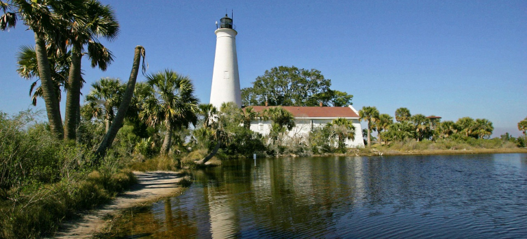 lighthouse on the coast