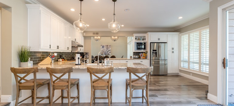 A well-decorated kitchen