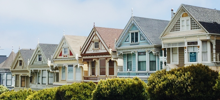 Houses on a street