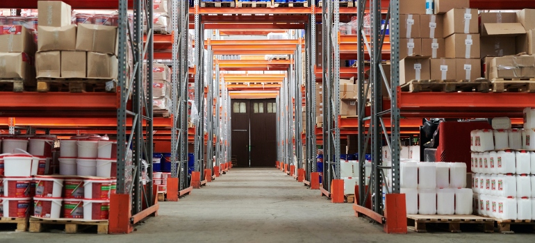 A warehouse used to optimize a supply chain in Florida