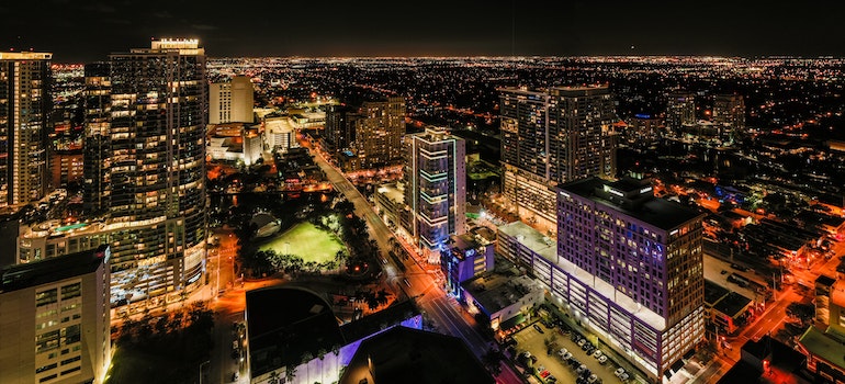 aerial view when Moving From Pompano Beach to Tallahassee