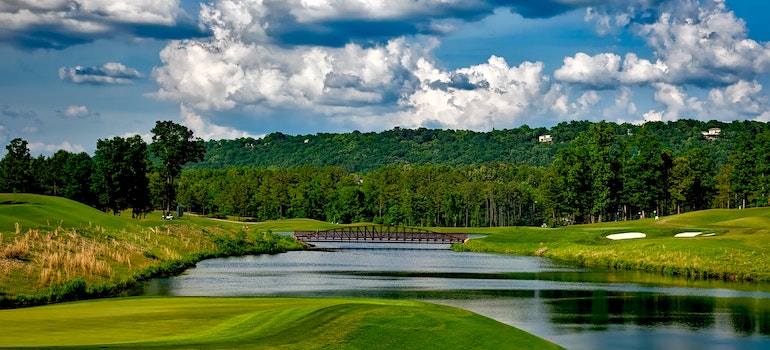 a golf course in Florida