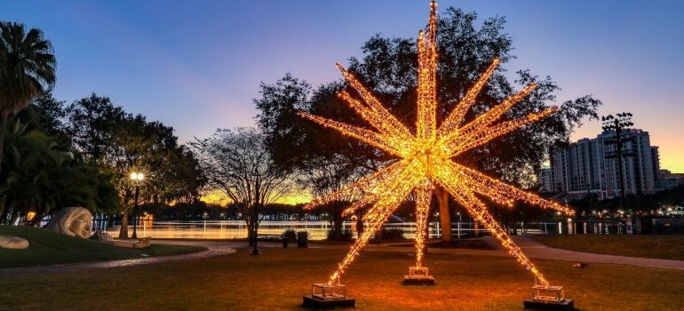 A view of Lake Eola Park in Orlando