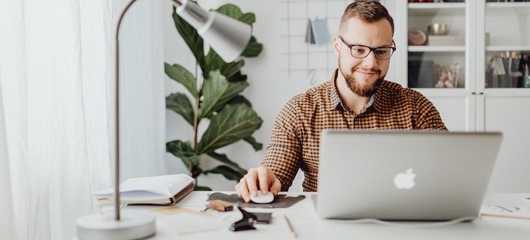 A man researching student housing investments in Florida