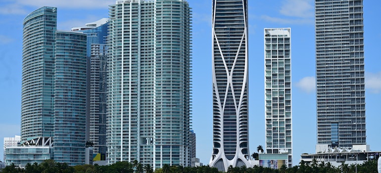 High buildings in Miami