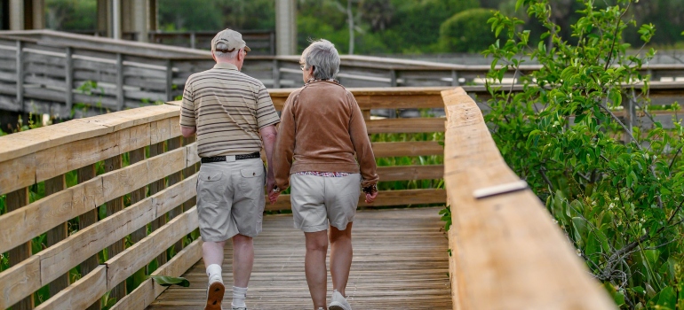 Picture of a senior couple in Delray Beach 